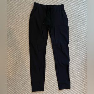 BLACK LULU LEMON TRACK PANTS